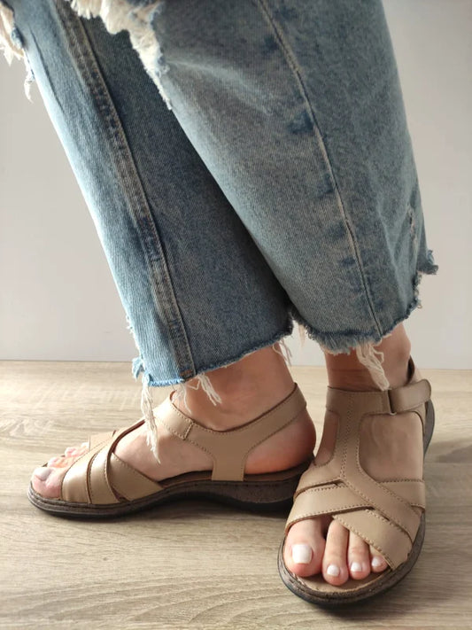 SANDALE CASUAL DAMA DYANY 4773 3 BEJ NISIP