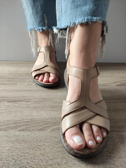SANDALE CASUAL DAMA DYANY 4773 3 BEJ NISIP