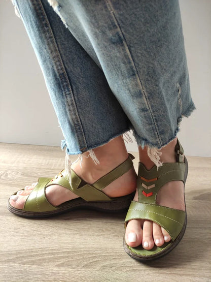 SANDALE CASUAL DAMA DYANY 4773 5 VERZI OLIVE