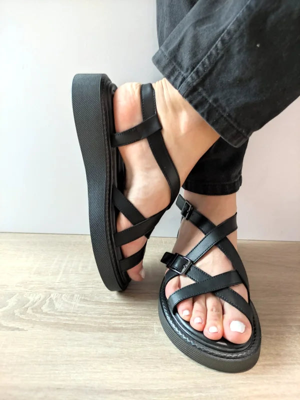SANDALE CASUAL DAMA EPICA 60005A 01-N NEGRE - imagine 5