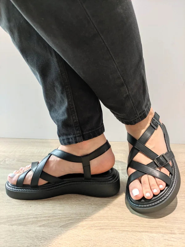 SANDALE CASUAL DAMA EPICA 60005A 01-N NEGRE - imagine 2