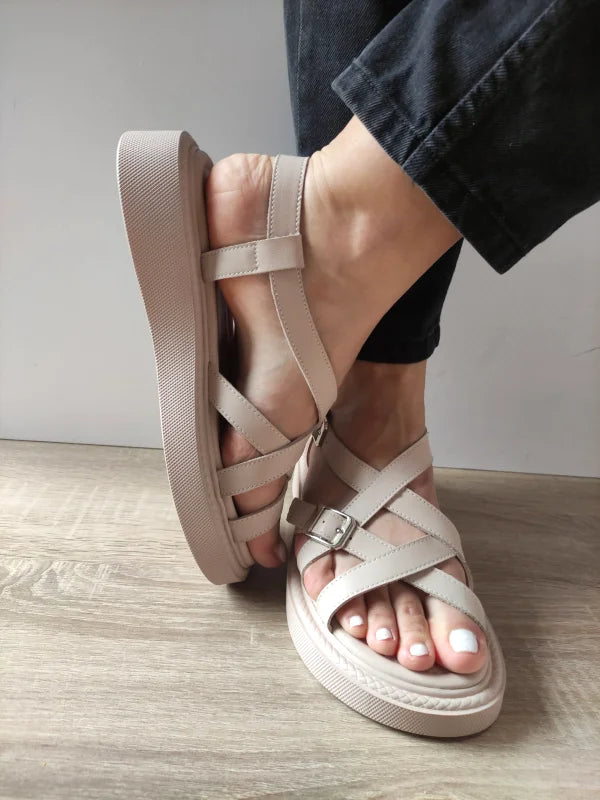 SANDALE CASUAL DAMA EPICA 60005B 03-N BEJ