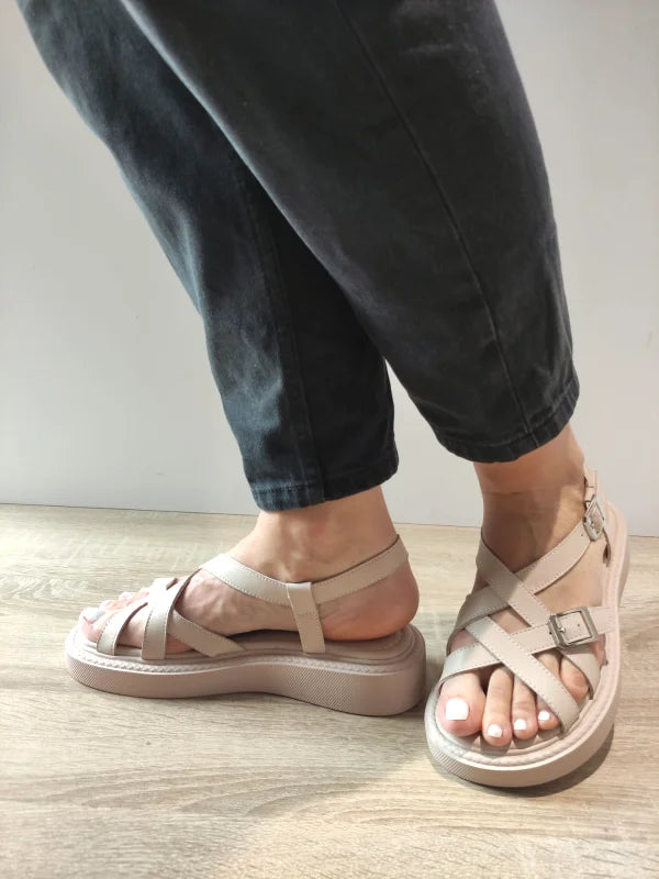 SANDALE CASUAL DAMA EPICA 60005B 03-N BEJ - imagine 2