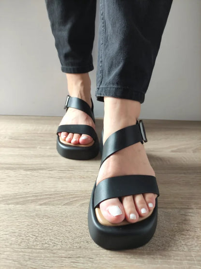 SANDALE CASUAL DAMA EPICA 60006A 01-N NEGRE