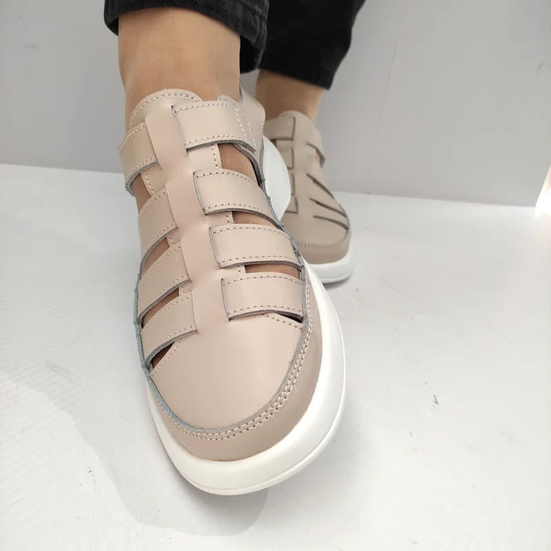 SANDALE CASUAL DAMA FEELING 7551 BEJ - imagine 5