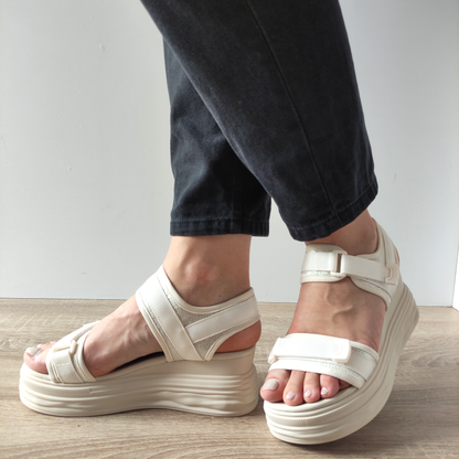 SANDALE CASUAL DAMA FORMAZIONE 1036139 CREM