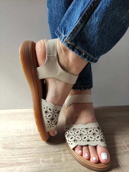 SANDALE CASUAL DAMA FORMAZIONE 33177 BEJ