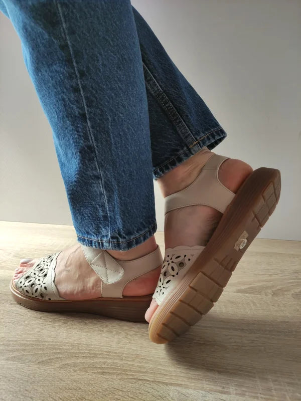 SANDALE CASUAL DAMA FORMAZIONE 33177 BEJ