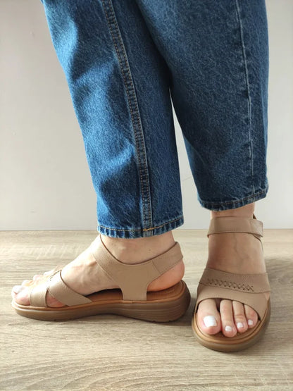 SANDALE CASUAL DAMA FORMAZIONE 33182 APRICOT