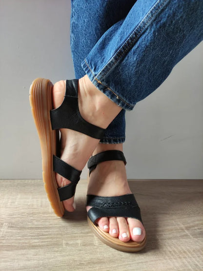 SANDALE CASUAL DAMA FORMAZIONE 33182 NEGRE