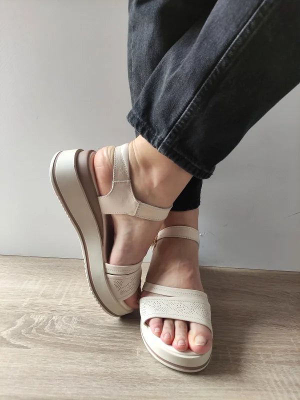 SANDALE CASUAL DAMA FORMAZIONE 50097 CREM