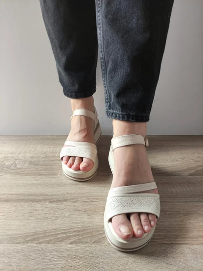 SANDALE CASUAL DAMA FORMAZIONE 50097 CREM