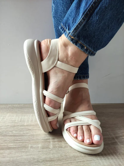 SANDALE CASUAL DAMA FORMAZIONE 802 BEJ