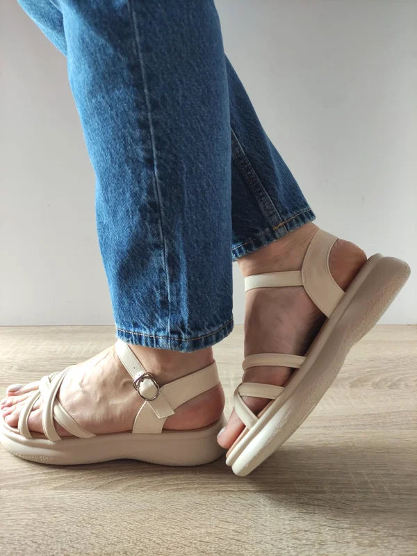 SANDALE CASUAL DAMA FORMAZIONE 802 BEJ