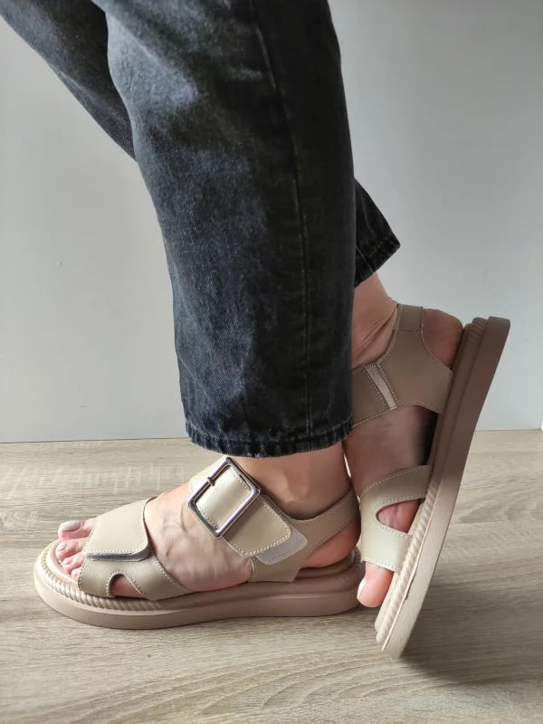 SANDALE CASUAL DAMA FORMAZIONE K246-1 BEJ (APRICOT)
