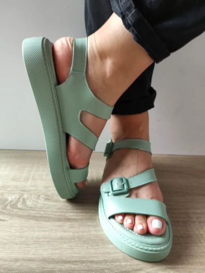 SANDALE CASUAL DAMA FORMAZIONE K247-1 VERZI MENTA
