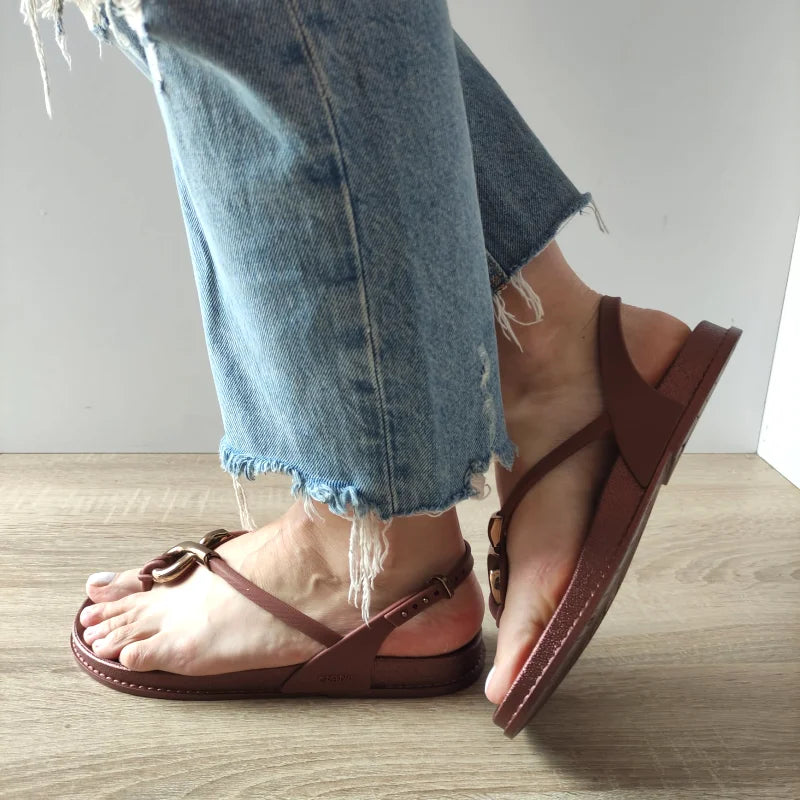 SANDALE CASUAL DAMA GRENDHA MUSA 19036-BD854 MARO - imagine 5