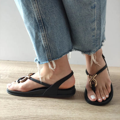 SANDALE CASUAL DAMA GRENDHA MUSA 19036-DB855 NEGRE