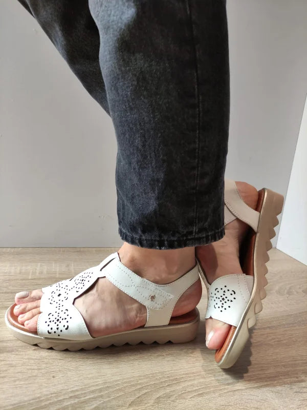 SANDALE CASUAL DAMA JANA 28262-44 ALBE - imagine 5