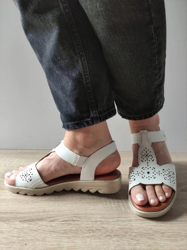 SANDALE CASUAL DAMA JANA 28262-44 ALBE - imagine 2