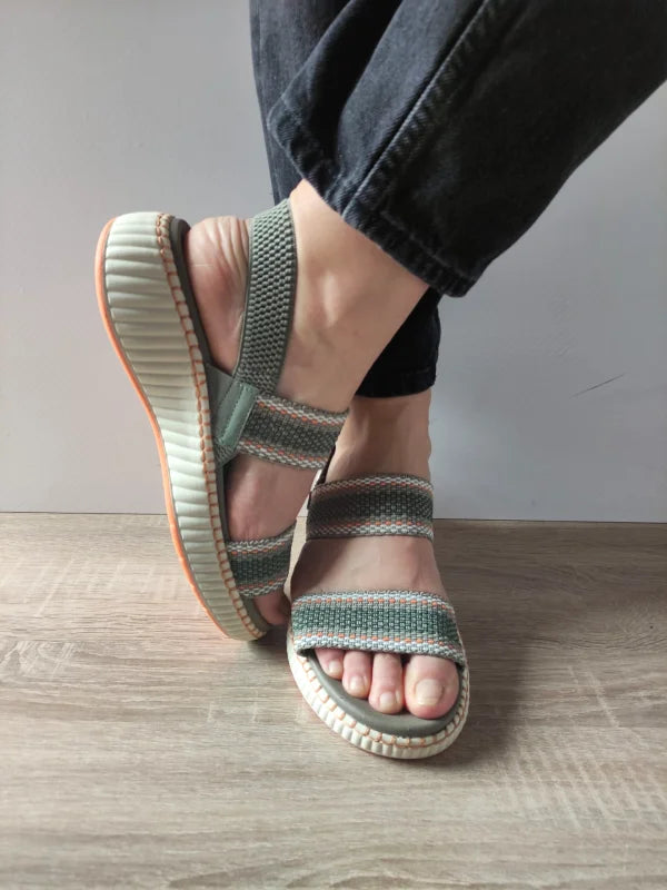 SANDALE CASUAL DAMA JANA 28760-44 VERZI - imagine 4