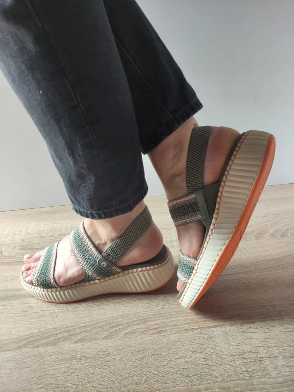 SANDALE CASUAL DAMA JANA 28760-44 VERZI - imagine 5