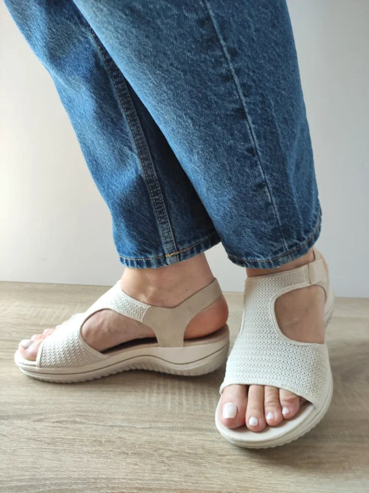 SANDALE CASUAL DAMA JANA 28772-44 BEJ