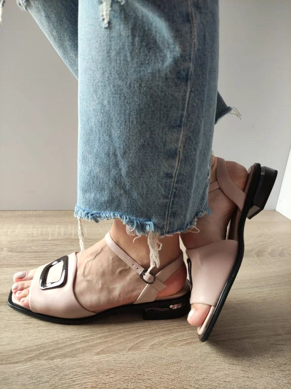 SANDALE CASUAL DAMA KARISMA 60001A C5-N ROZ NUDE - imagine 5