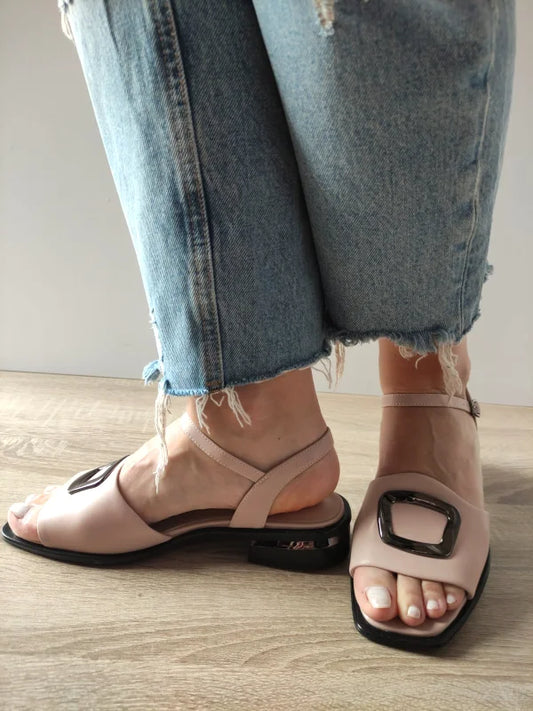 SANDALE CASUAL DAMA KARISMA 60001A C5-N ROZ NUDE