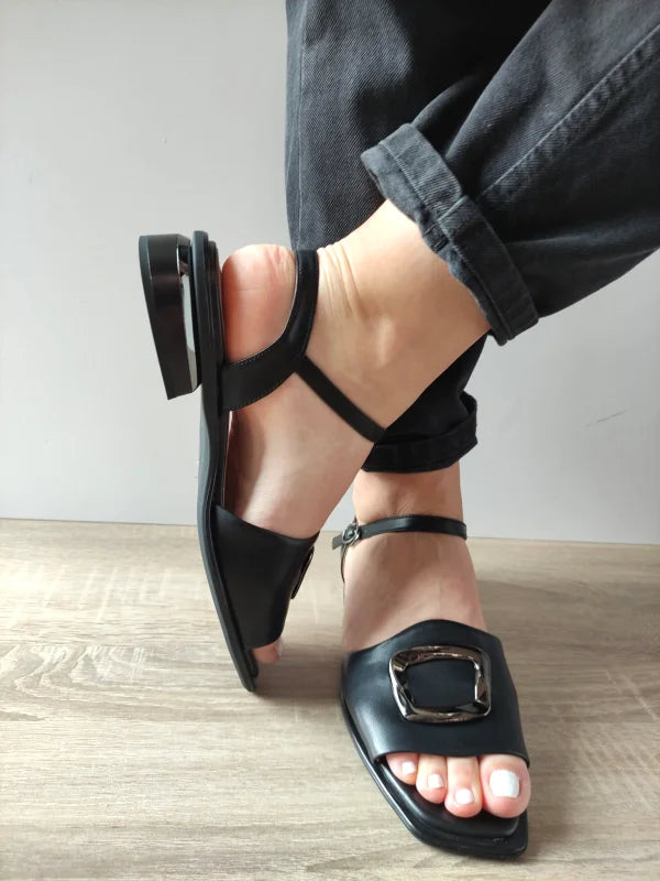 SANDALE CASUAL DAMA KARISMA 60001B 01-N NEGRE - imagine 4