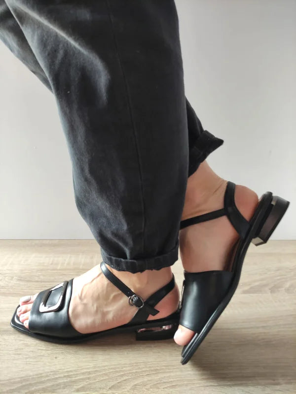SANDALE CASUAL DAMA KARISMA 60001B 01-N NEGRE - imagine 5