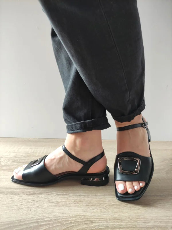 SANDALE CASUAL DAMA KARISMA 60001B 01-N NEGRE - imagine 2