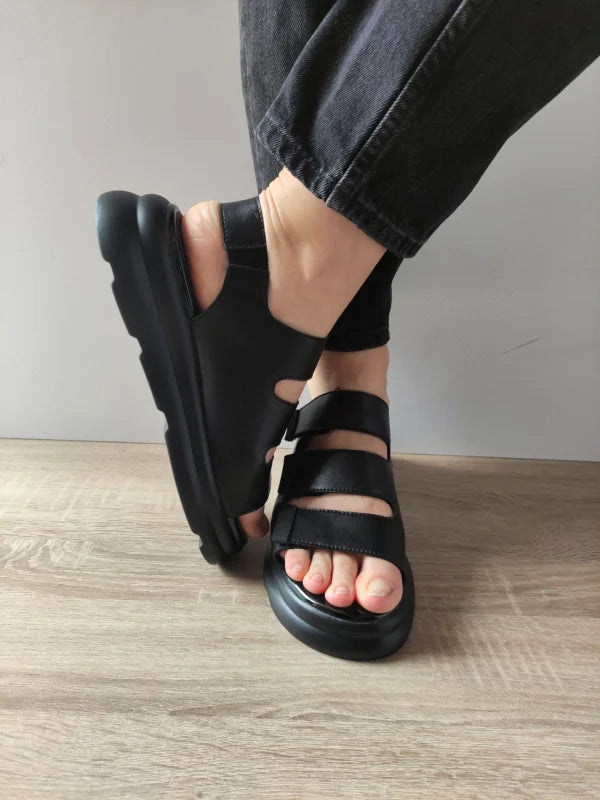 SANDALE CASUAL DAMA KARISMA 60024A 01-N NEGRE - imagine 4