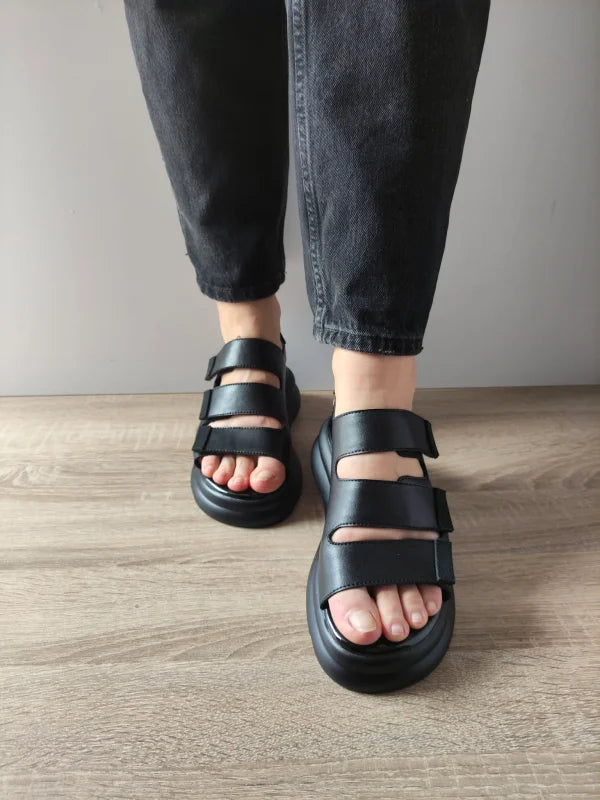 SANDALE CASUAL DAMA KARISMA 60024A 01-N NEGRE - imagine 5