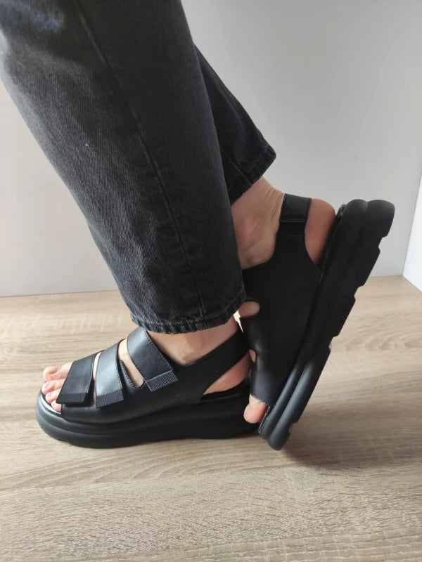 SANDALE CASUAL DAMA KARISMA 60024A 01-N NEGRE - imagine 3