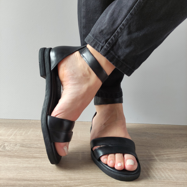 SANDALE CASUAL DAMA MARCO TOZZI 28102-42 NEGRE - imagine 5