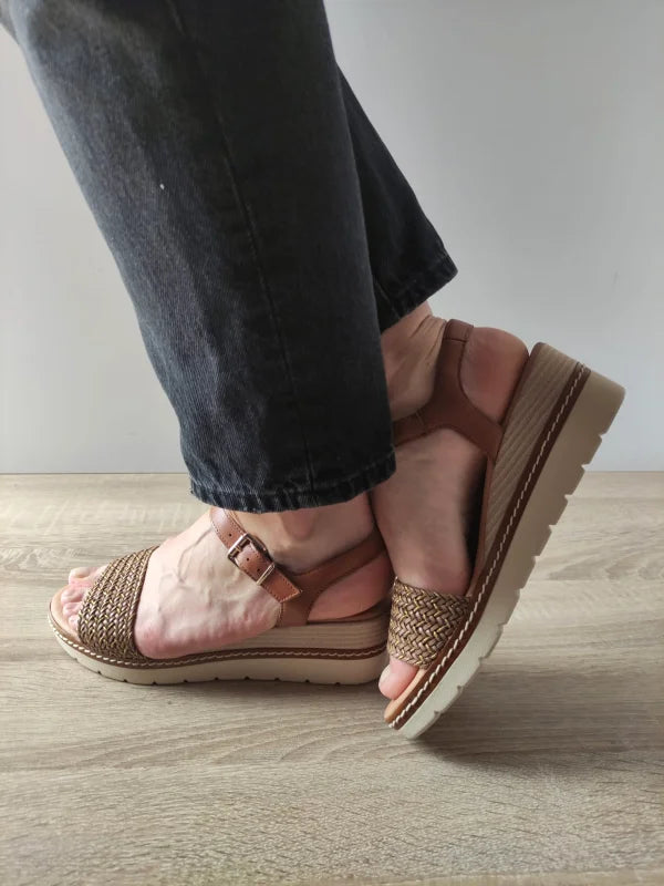 SANDALE CASUAL DAMA MARCO TOZZI 28720-44 - imagine 5