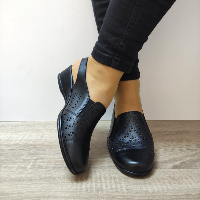 SANDALE CASUAL DAMA NICOLIS 55853 NEGRE - imagine 4