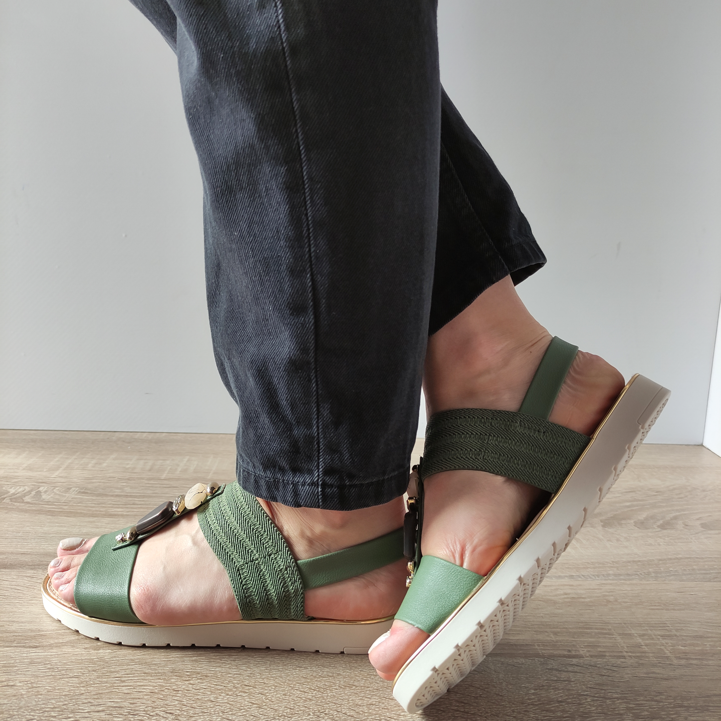 SANDALE CASUAL DAMA PASS 22454 08-S VERZI