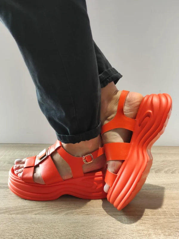 SANDALE CASUAL DAMA PASS 4003 11-N PORTOCALII