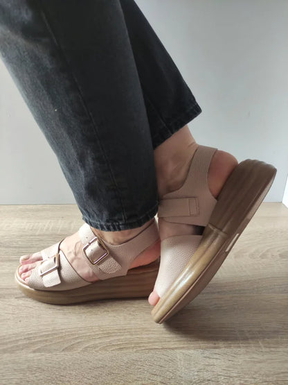 SANDALE CASUAL DAMA PASS 60012D C5-N BEJ