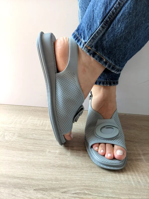 SANDALE CASUAL DAMA PASS 60026C 07-N BLEU DENIM - imagine 5