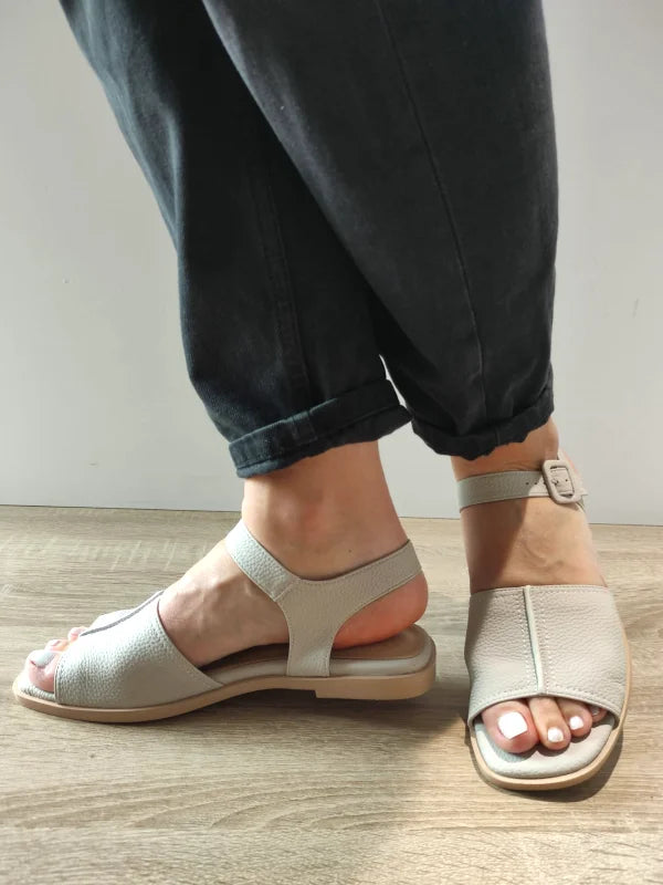 SANDALE CASUAL DAMA PASS 60031A 52-N GRI DESCHIS - imagine 2