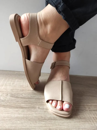 SANDALE CASUAL DAMA PASS 60031D 03-N BEJ (APRICOT)