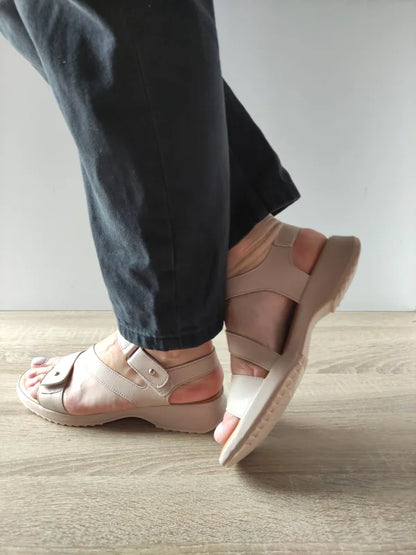 SANDALE CASUAL DAMA PASS 70447 03-N BEJ