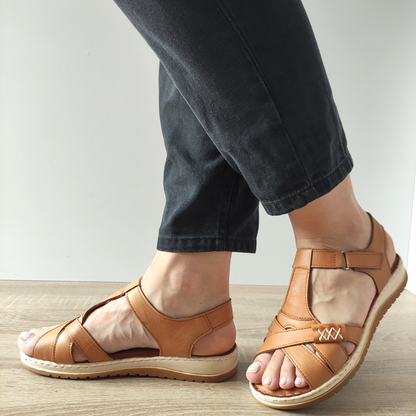 SANDALE CASUAL DAMA PASS 8630 03-N MARO CAMEL