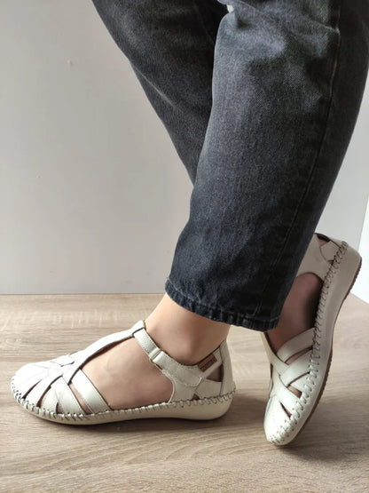 SANDALE CASUAL DAMA PIKOLINOS 655-0732ST CREM NATA