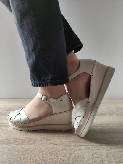 SANDALE CASUAL DAMA PIKOLINOS W3Z-1840 CREM (NATA)
