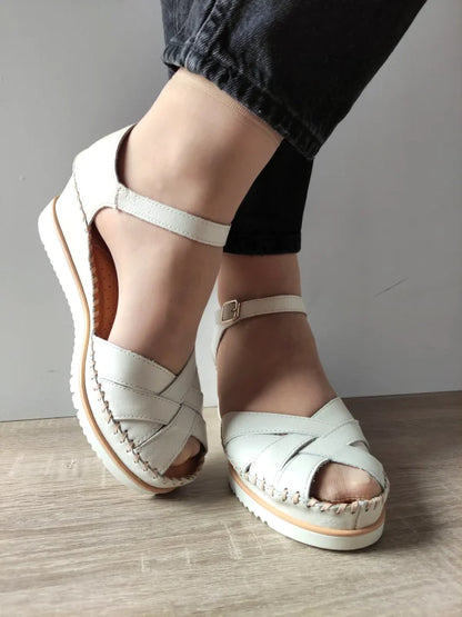 SANDALE CASUAL DAMA PIKOLINOS W3Z-1840 CREM (NATA)