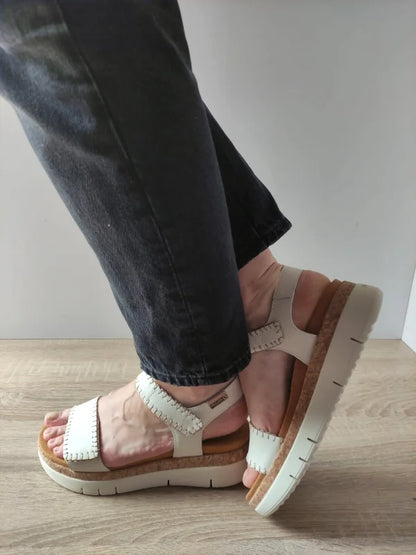 SANDALE CASUAL DAMA PIKOLINOS W4N-0750 BEJ (NATA)